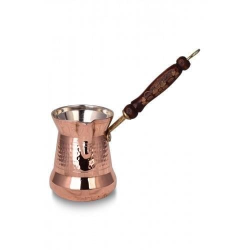 Turna Bakır – Hand - Hammered Copper Cezve – 100% Handmade & Durable – 250 ml - Exporgin | Türkiye Comes to You