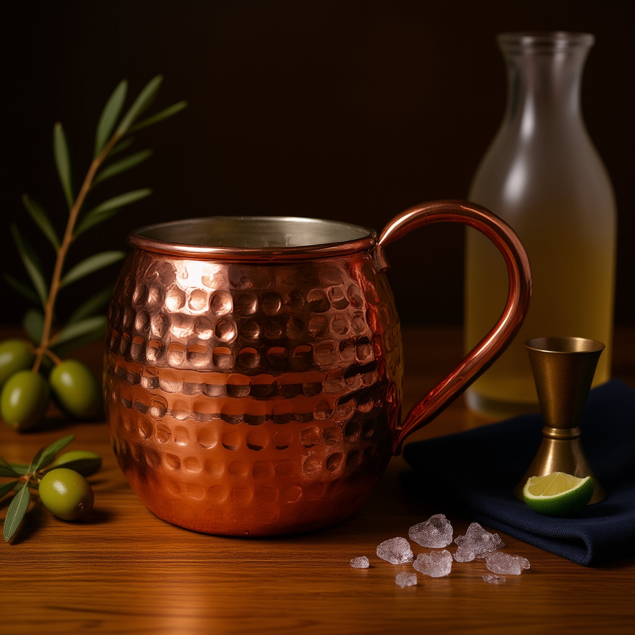 Turna Bakır – Hand - Hammered Copper Cup – 100% Handmade & Durable – 360 ml - Exporgin | Türkiye Comes to You