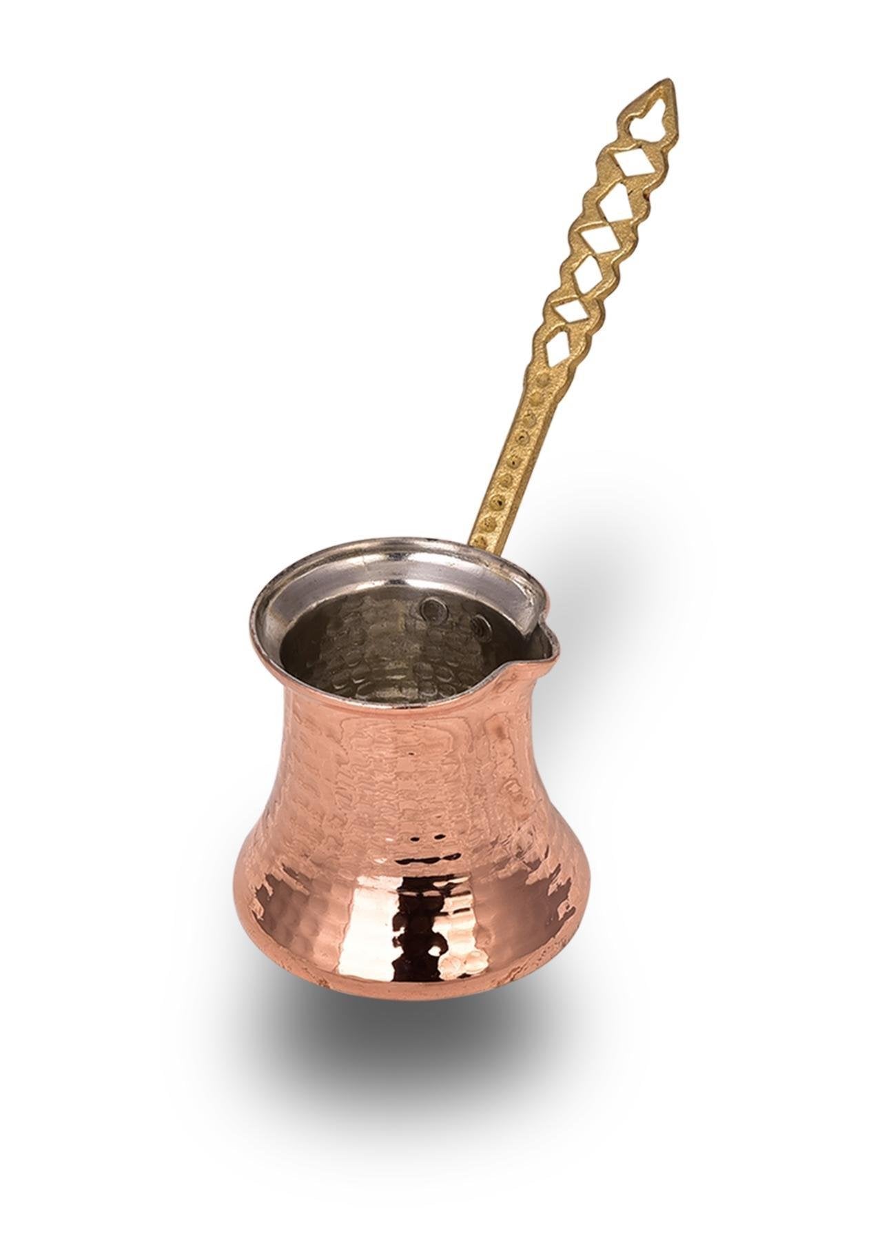 Turna Bakır – Hand - Hammered Copper Cup – Authentic Turkish Artisan Drinkware – 430 ml - Exporgin | Türkiye Comes to You