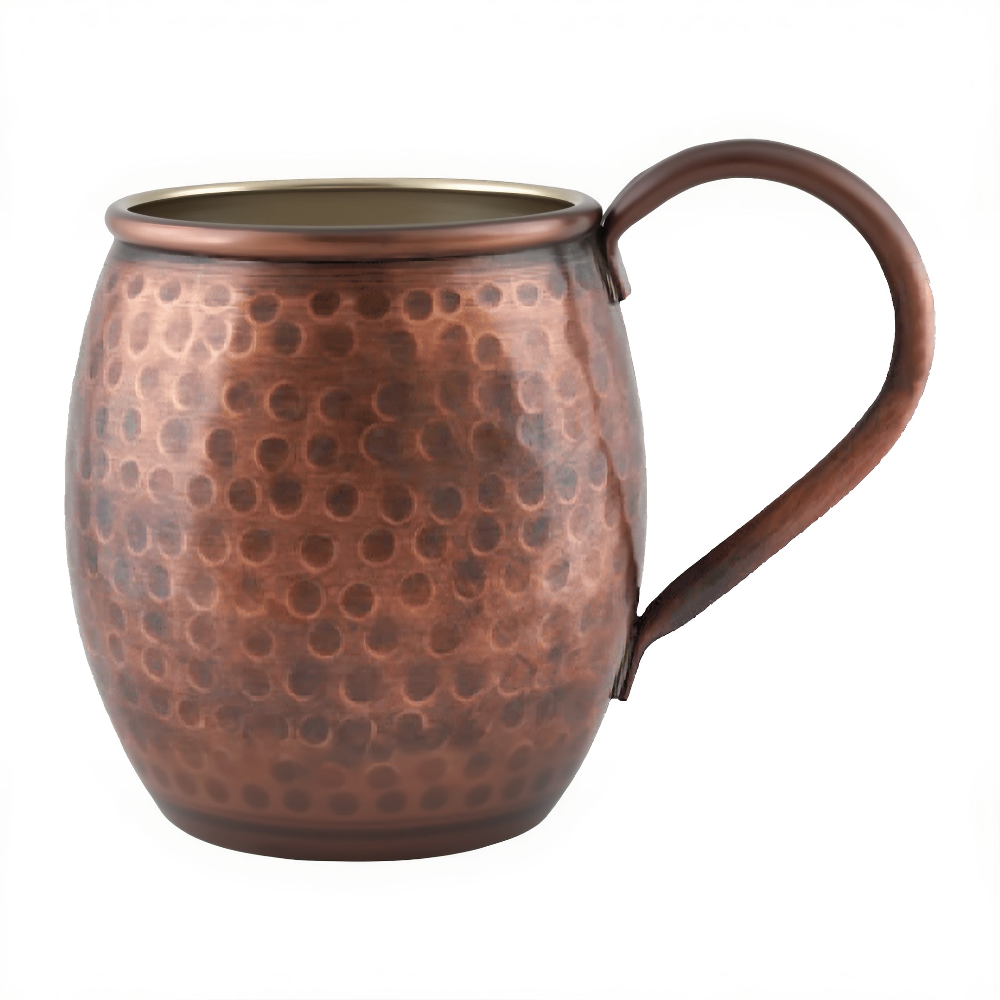 Turna Bakır – Hand - Hammered Copper Mug – Oxidized Finish & 100% Handmade – 500 ml - Exporgin | Türkiye Comes to You