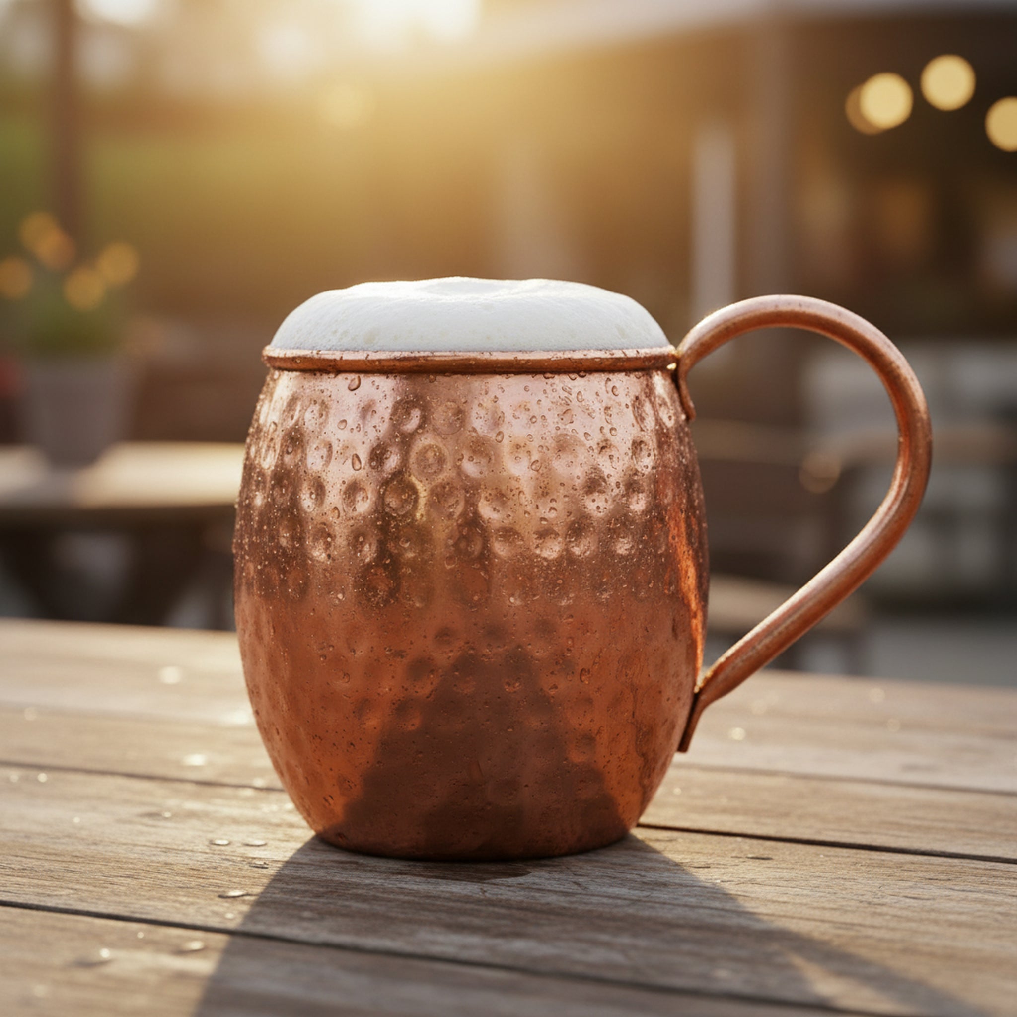 Turna Bakır – Hand - Hammered Copper Mug – Oxidized Finish & 100% Handmade – 500 ml - Exporgin | Türkiye Comes to You