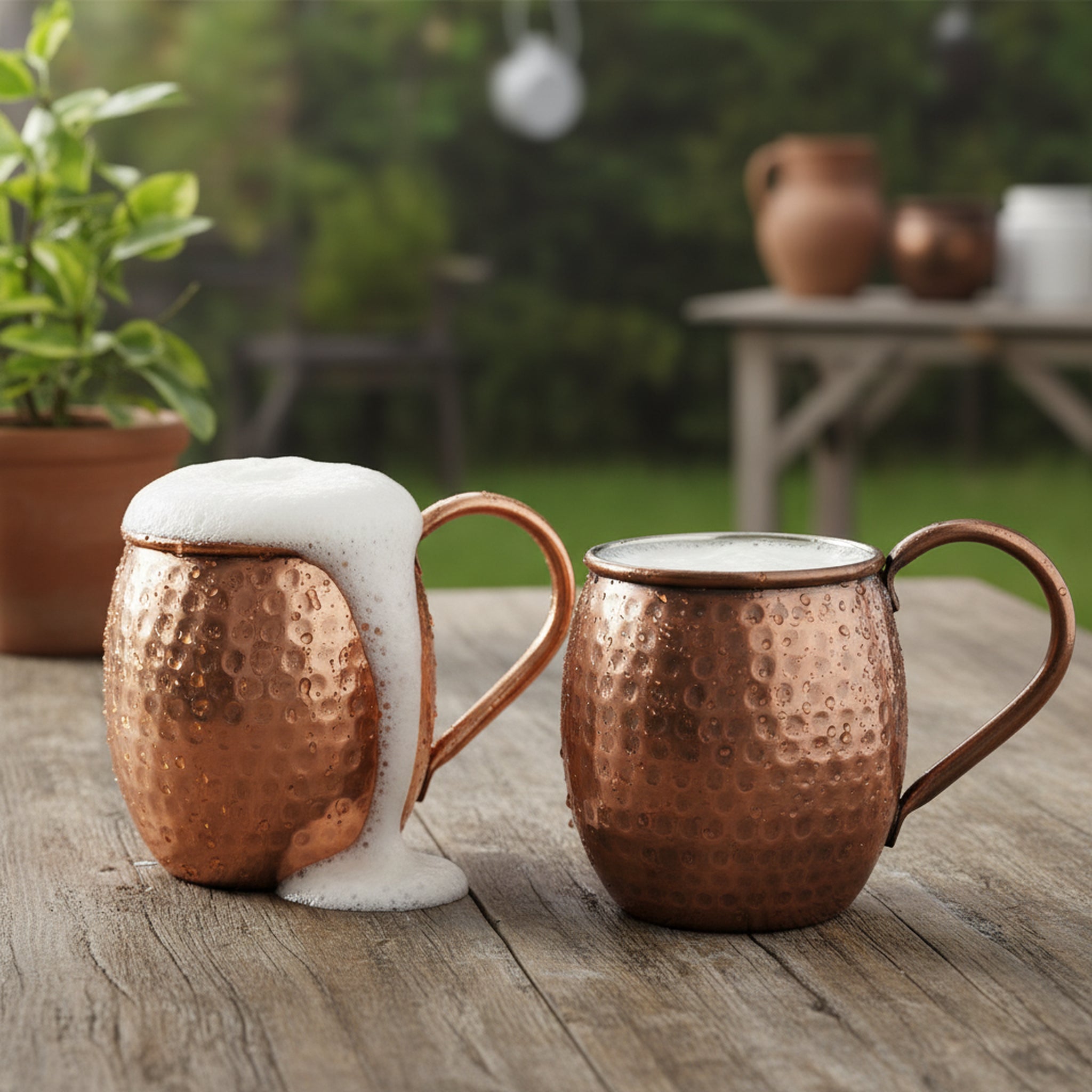 Turna Bakır – Hand - Hammered Copper Mug – Oxidized Finish & 100% Handmade – 500 ml - Exporgin | Türkiye Comes to You