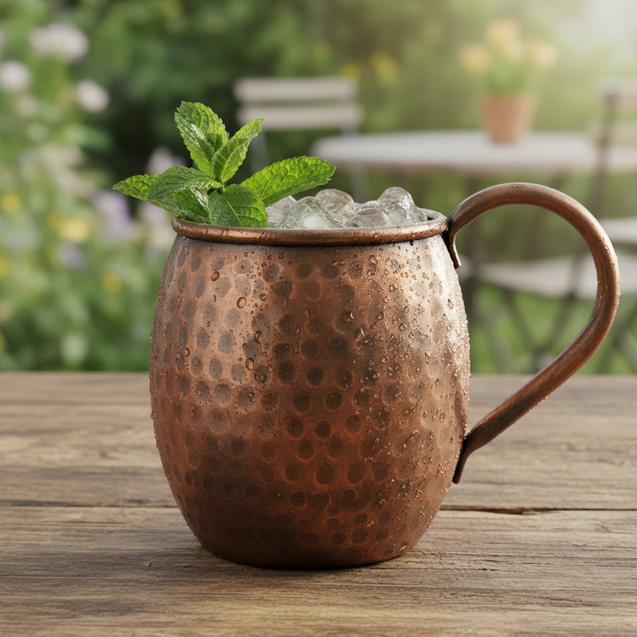 Turna Bakır – Hand - Hammered Copper Mug – Oxidized Finish & 100% Handmade – 500 ml - Exporgin | Türkiye Comes to You