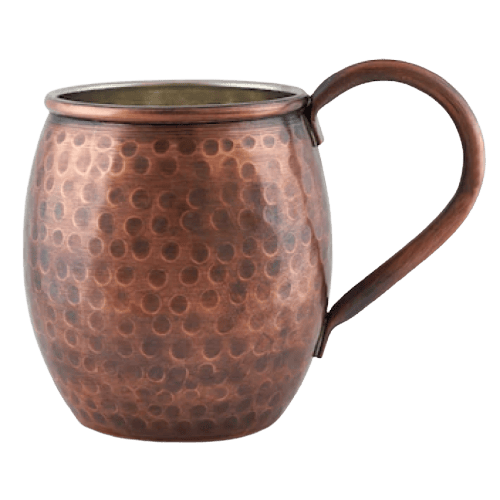 Turna Bakır – Hand - Hammered Copper Mug – Oxidized Finish & 100% Handmade – 500 ml - Exporgin | Türkiye Comes to You