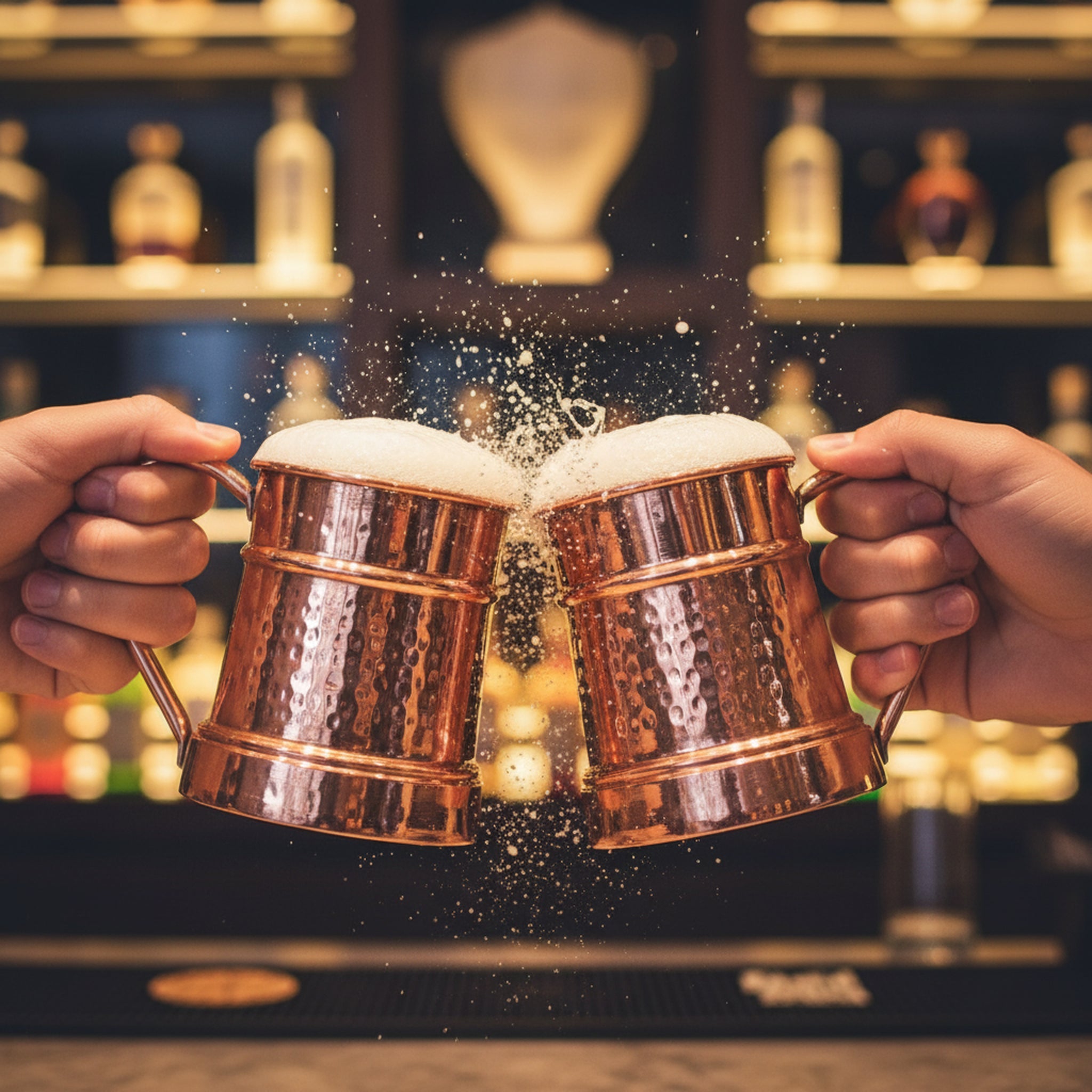 Turna Bakır – Hand - Hammered Copper Mug – Traditional Turkish Artisan Drinkware – 600ml (20.29 fl oz) - Exporgin | Türkiye Comes to You