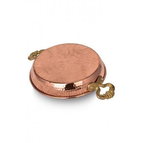 Turna Bakır – Hand - Hammered Copper Pan – Authentic Turkish Artisan Cookware – 19/28 cm - Exporgin | Türkiye Comes to You