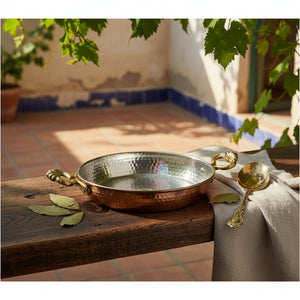 Turna Bakır – Hand - Hammered Copper Pan – Authentic Turkish Artisan Cookware – 19/28 cm - Exporgin | Türkiye Comes to You