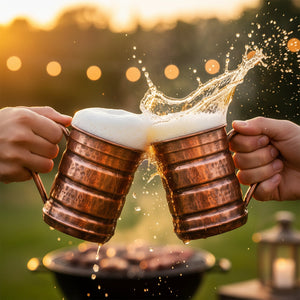 Turna Bakır – Hand - Hammered Copper Scotch Glass – Oxidized Finish Turkish Artisan Barware – 380 ml - Exporgin | Türkiye Comes to You