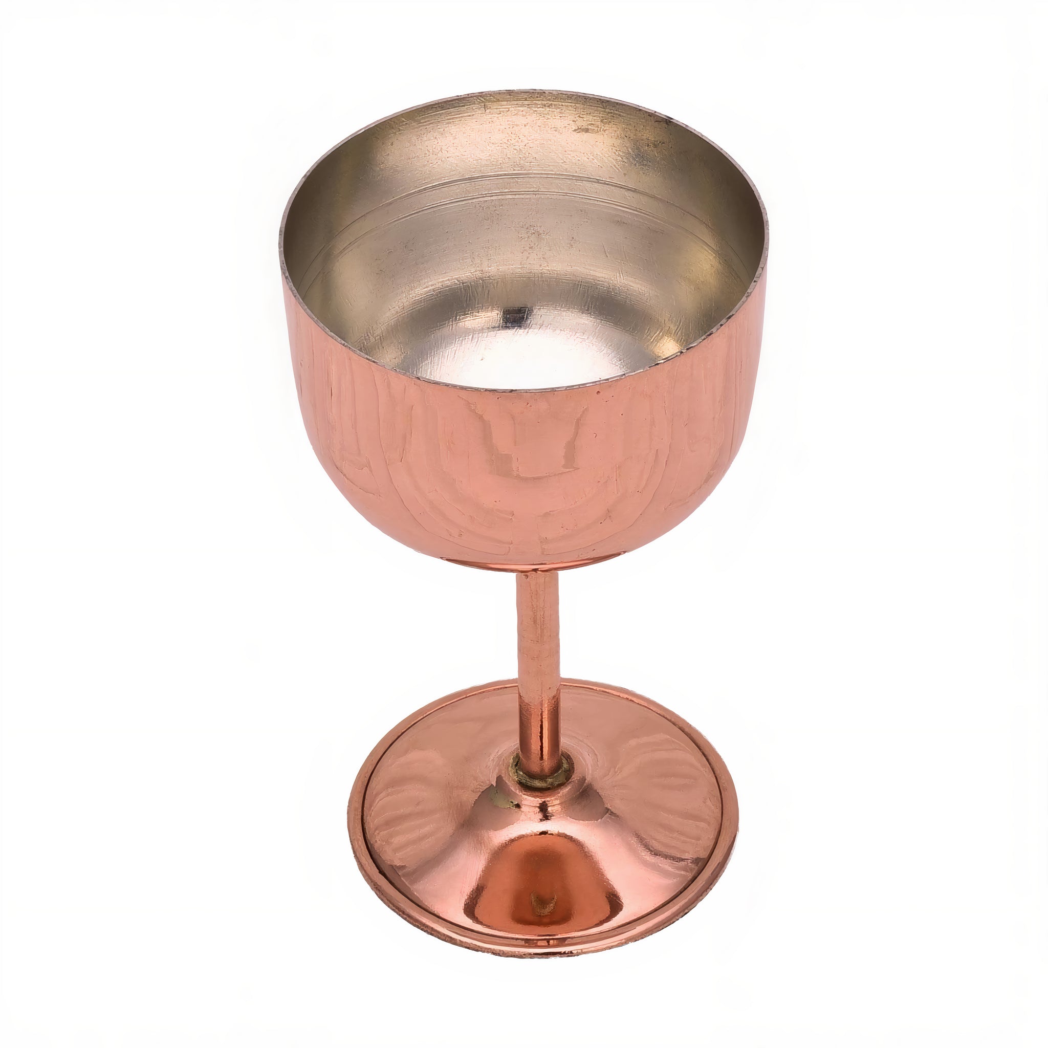 Turna Bakır – Hand - Hammered Copper Vino Glass – 100% Handmade & Durable – 400 ml - Exporgin | Türkiye Comes to You