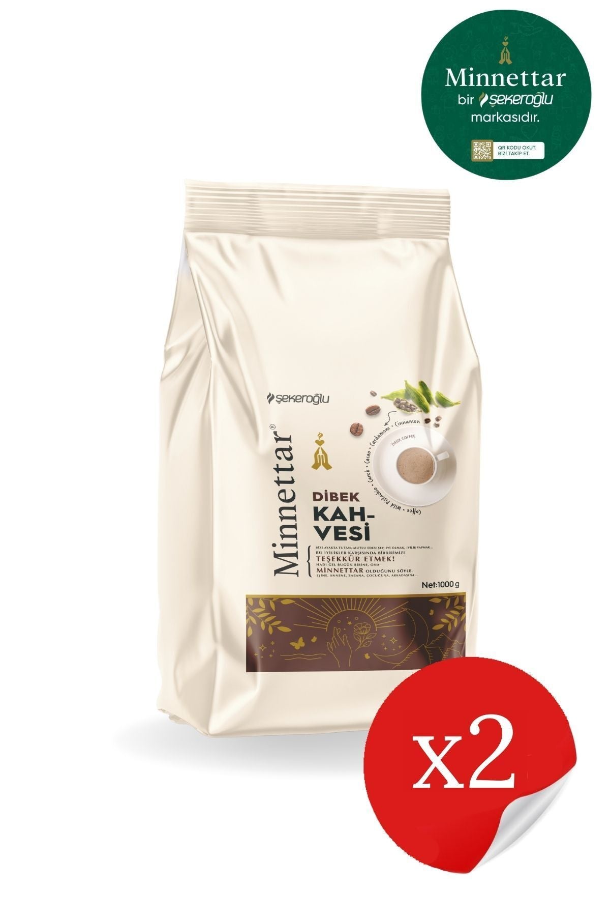 Caffettiera di debek in polvere 2x1000 gr