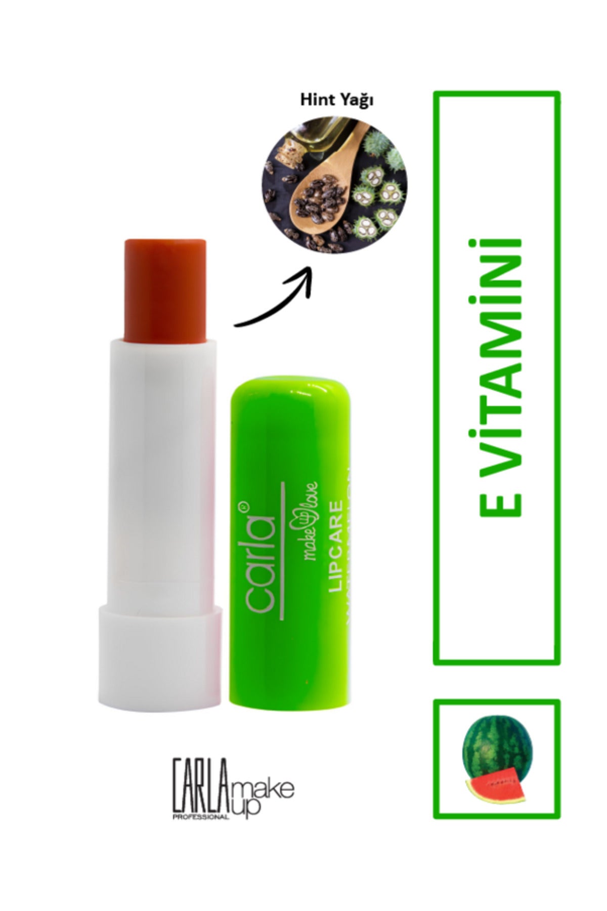 Carla Dudak Bakım Kremi Karpuz & Lip Balm Watermelon