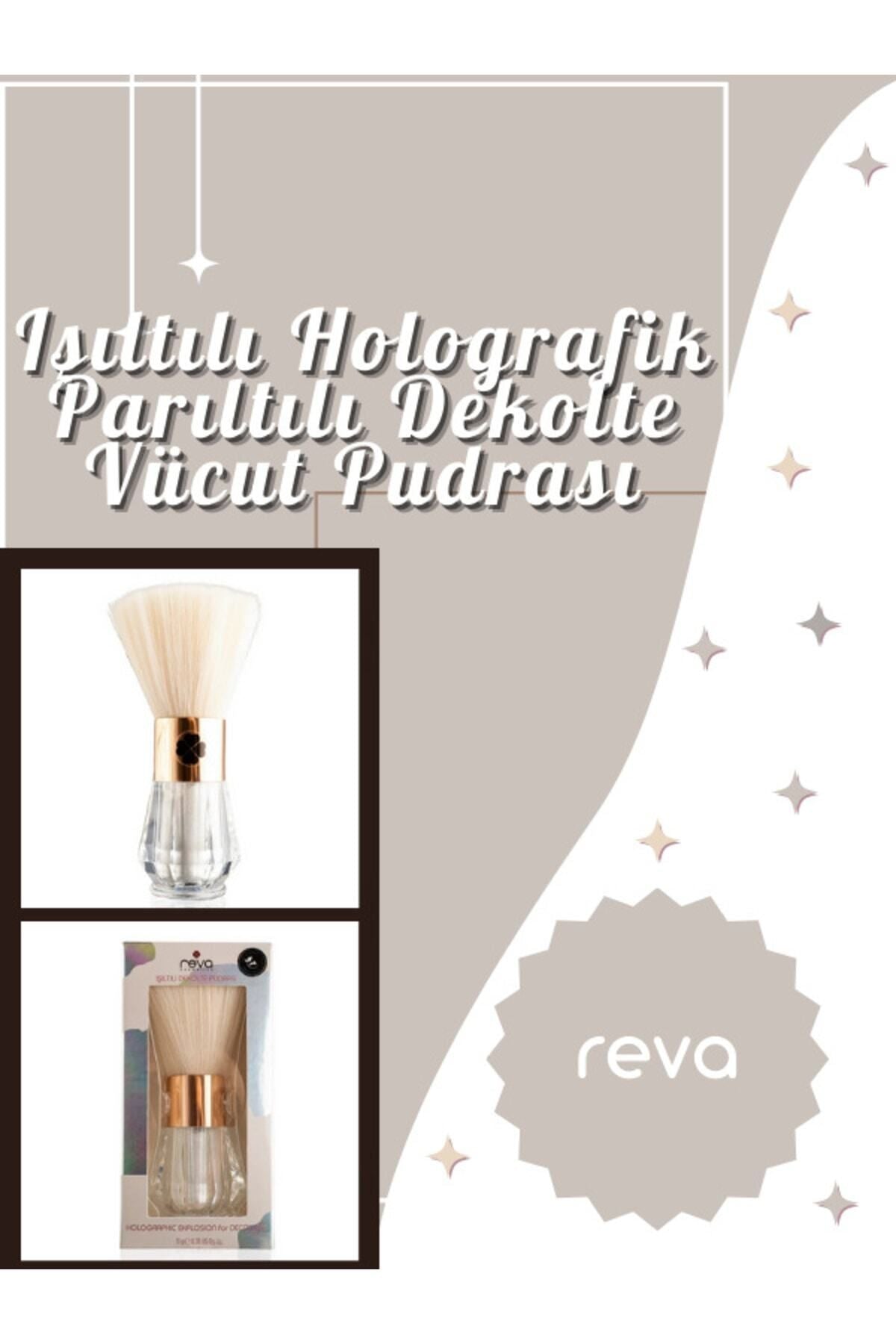 Reva Holographic paillettes de décollete Powder - Explosion holographique pour décolette végétalien et contenu propre