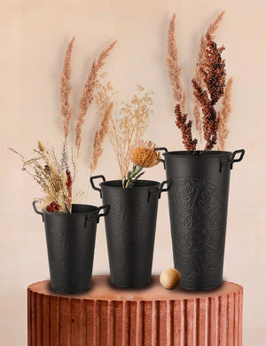Vase 30 cm - Black - Exporgin - Global Shopping Site