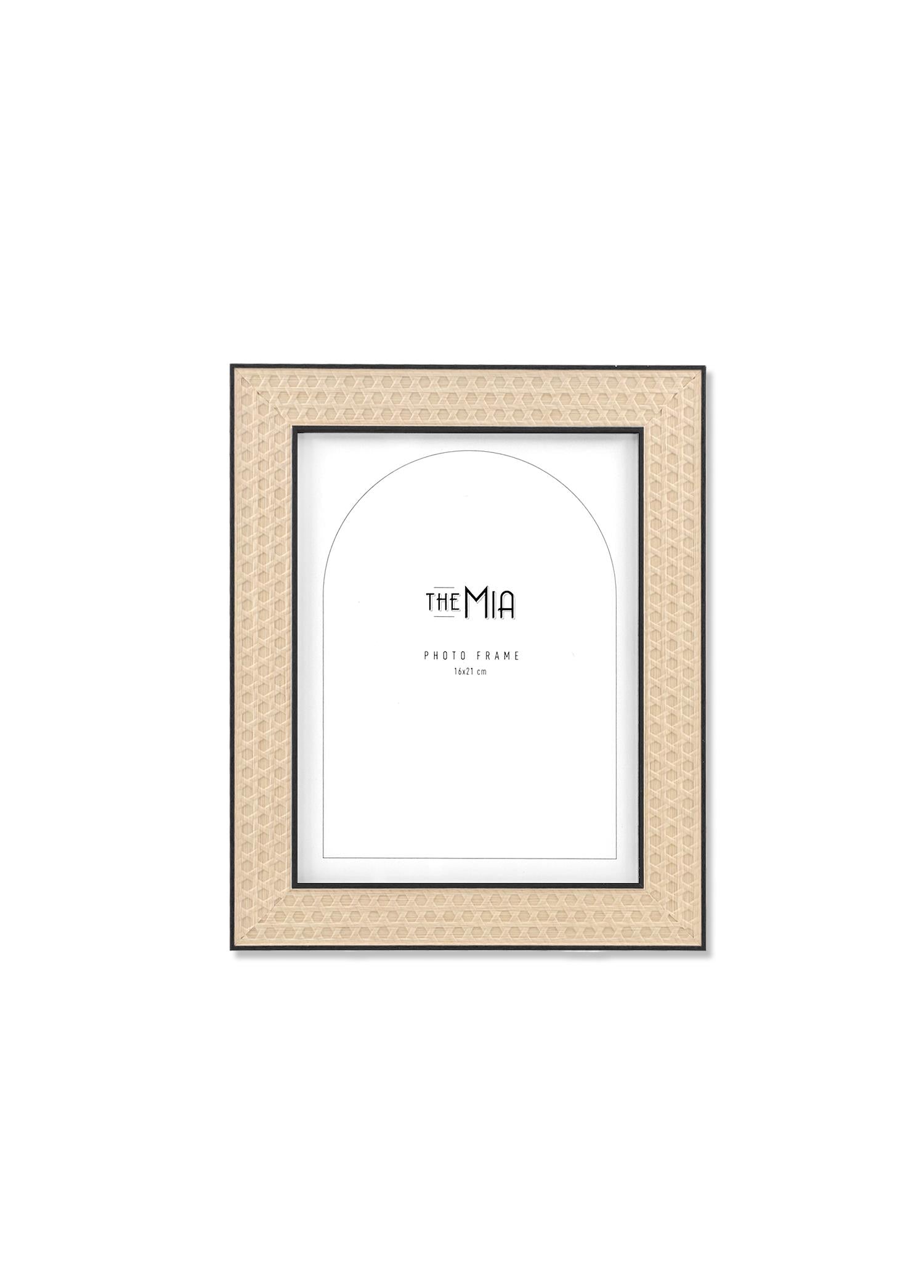 Rotan Photo Frame Black 21x16 cm