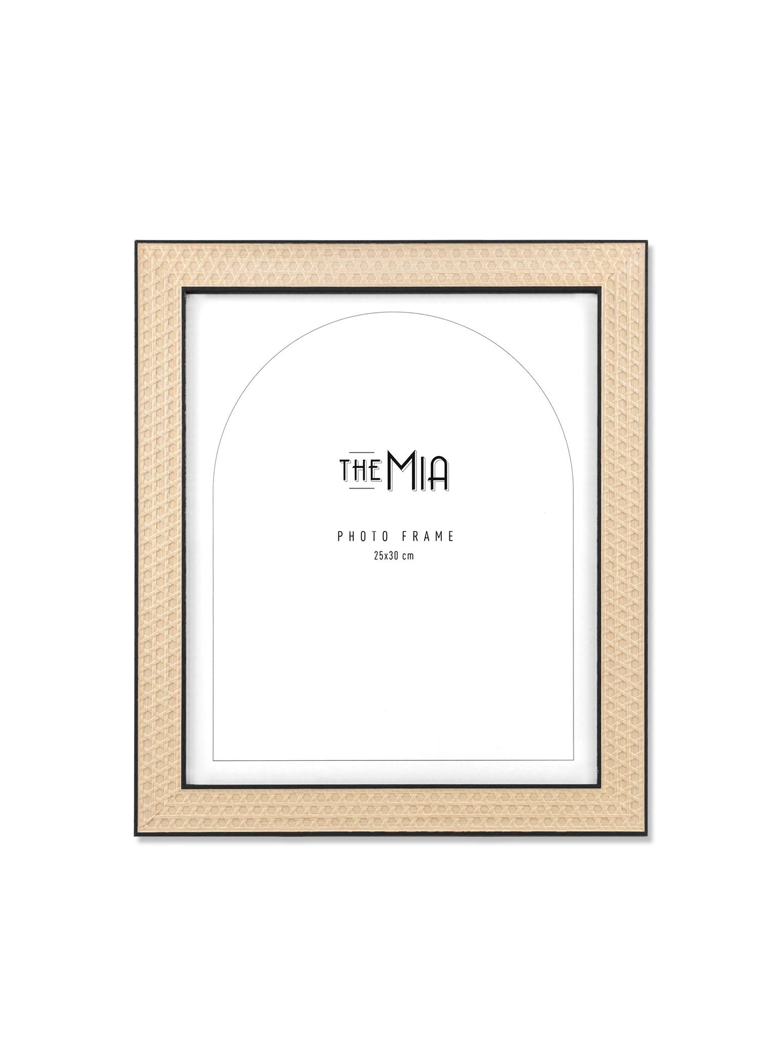 Rotan Photo Frame Black 30x25 cm