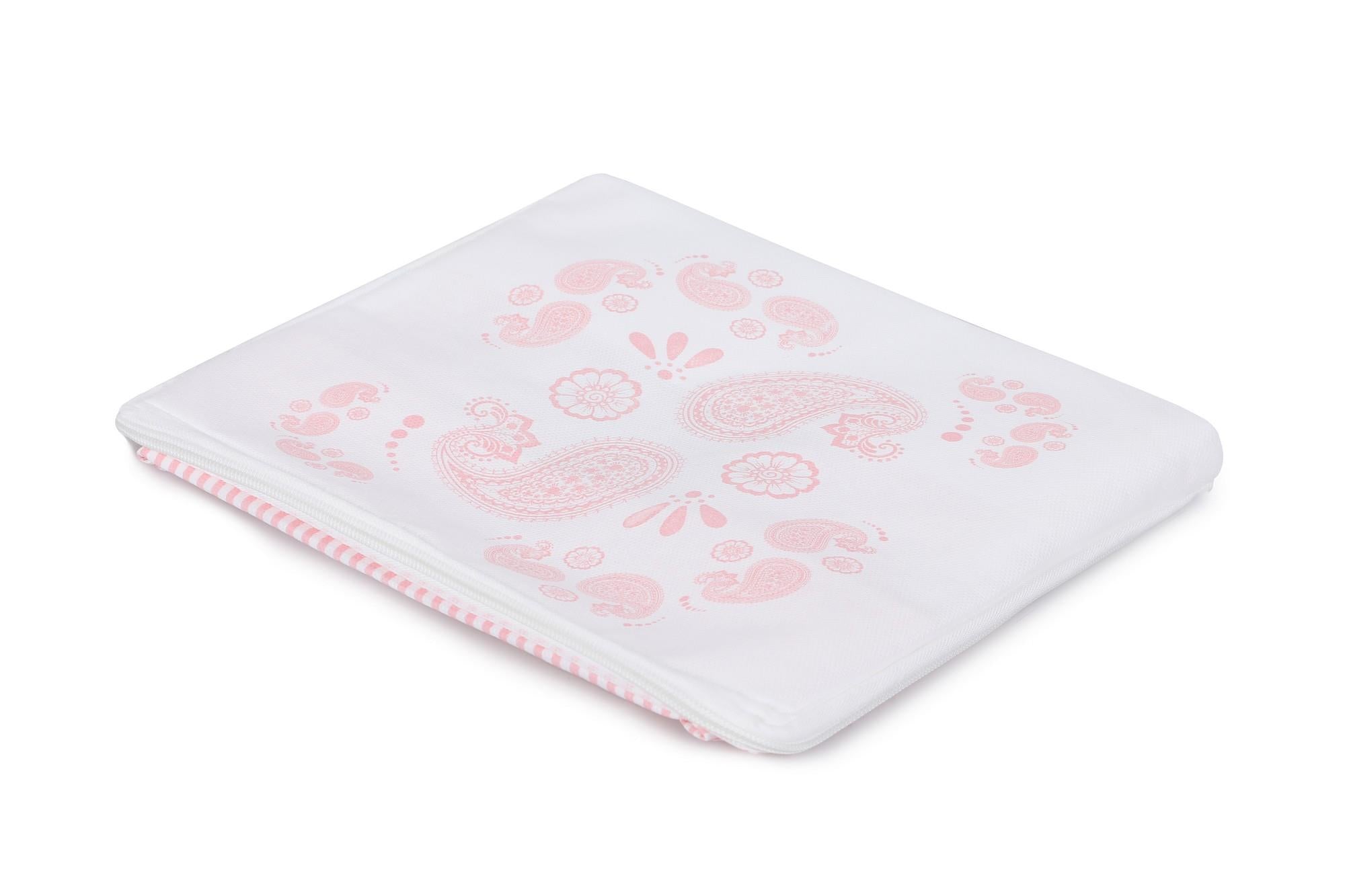 Violettes Basis und unter Bett Aufbewahrungsbeutel 30x25x15 cm Pink