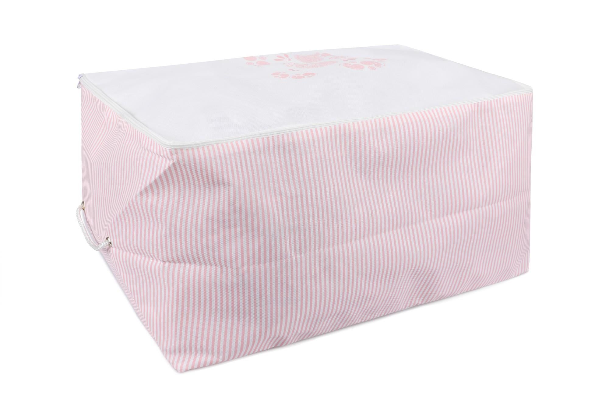 Violettes Basis und unter Bett Aufbewahrungsbeutel 60x45x35 cm Pink