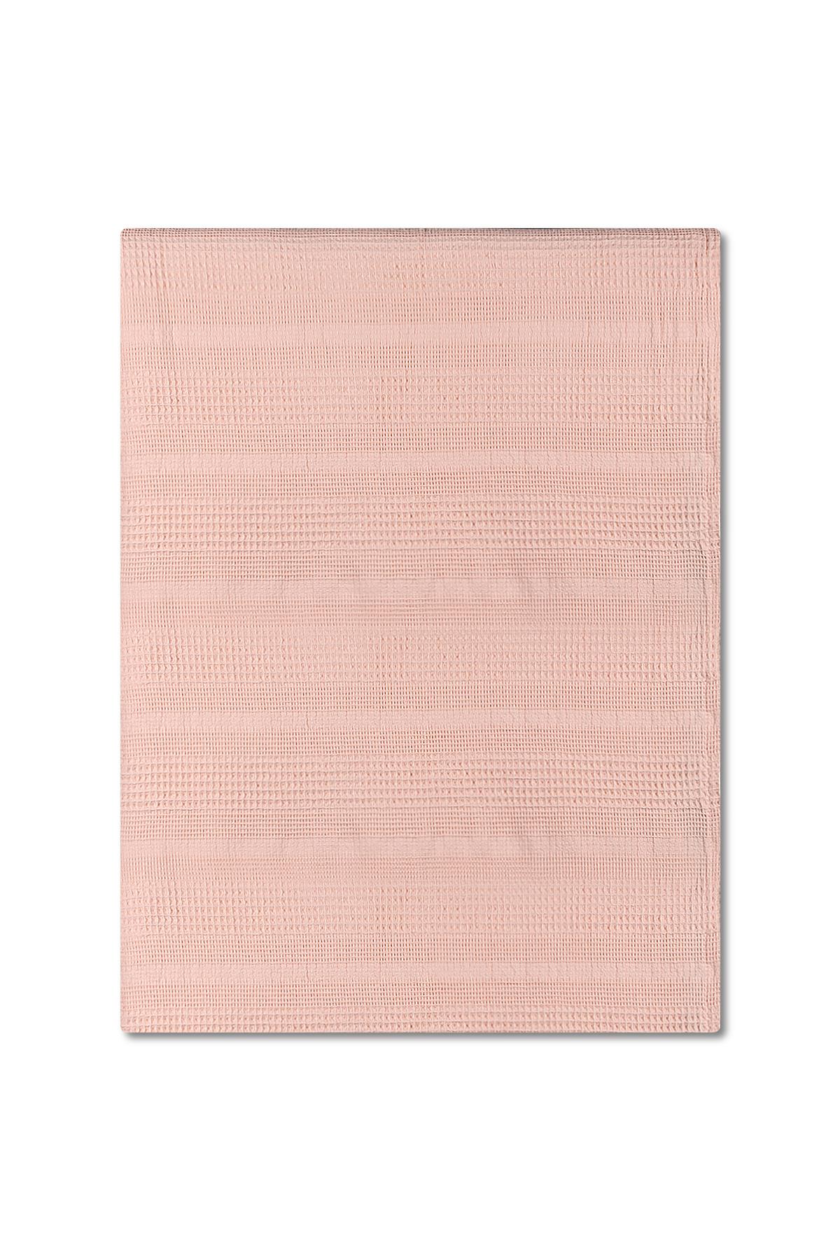 Waffle Cotton Double Piqué 220x240 cm - Powder