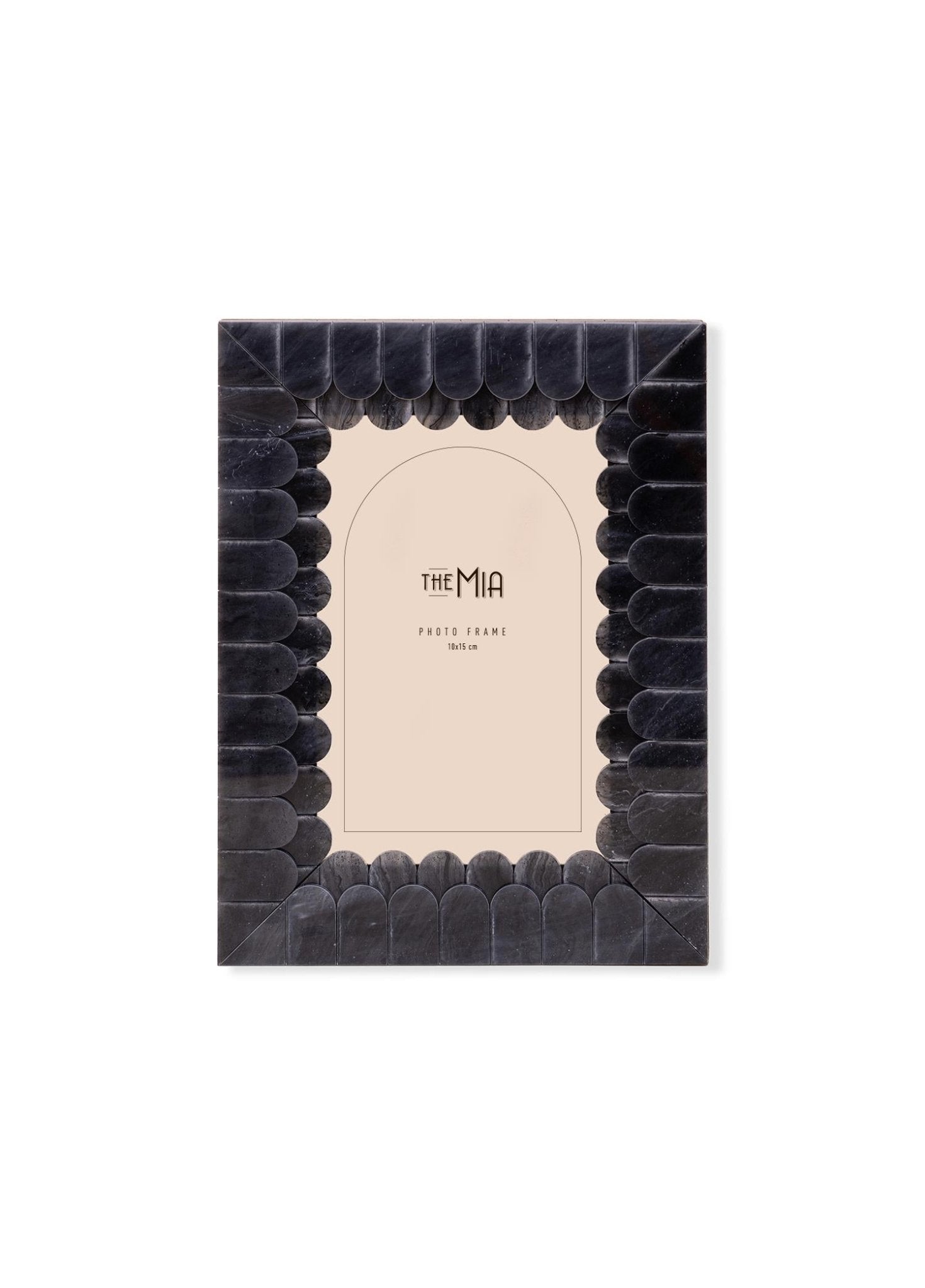 Wavy Photo Frame Black 15x20 cm - Exporgin | Türkiye Comes to You