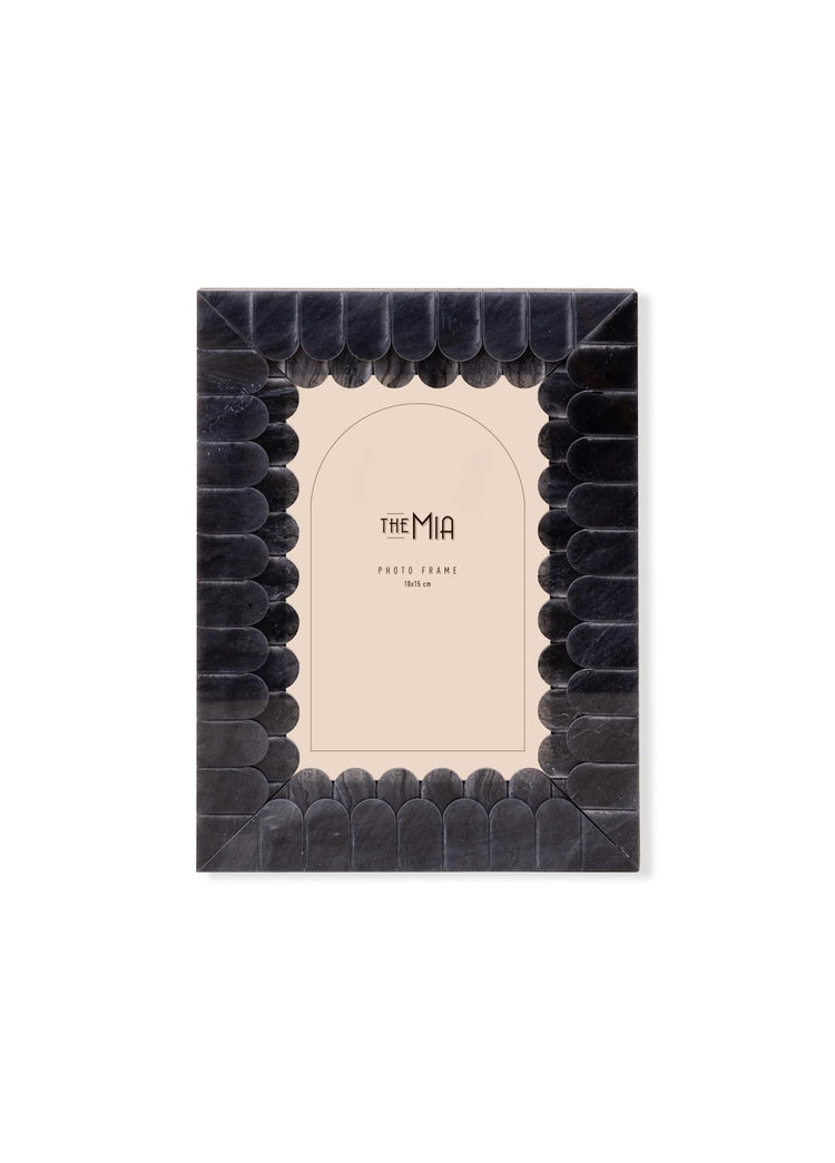 Wavy Photo Frame Black 15x20 cm - Exporgin | Türkiye Comes to You