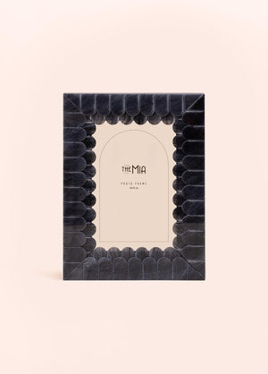 Wavy Photo Frame Black 15x20 cm - Exporgin | Türkiye Comes to You