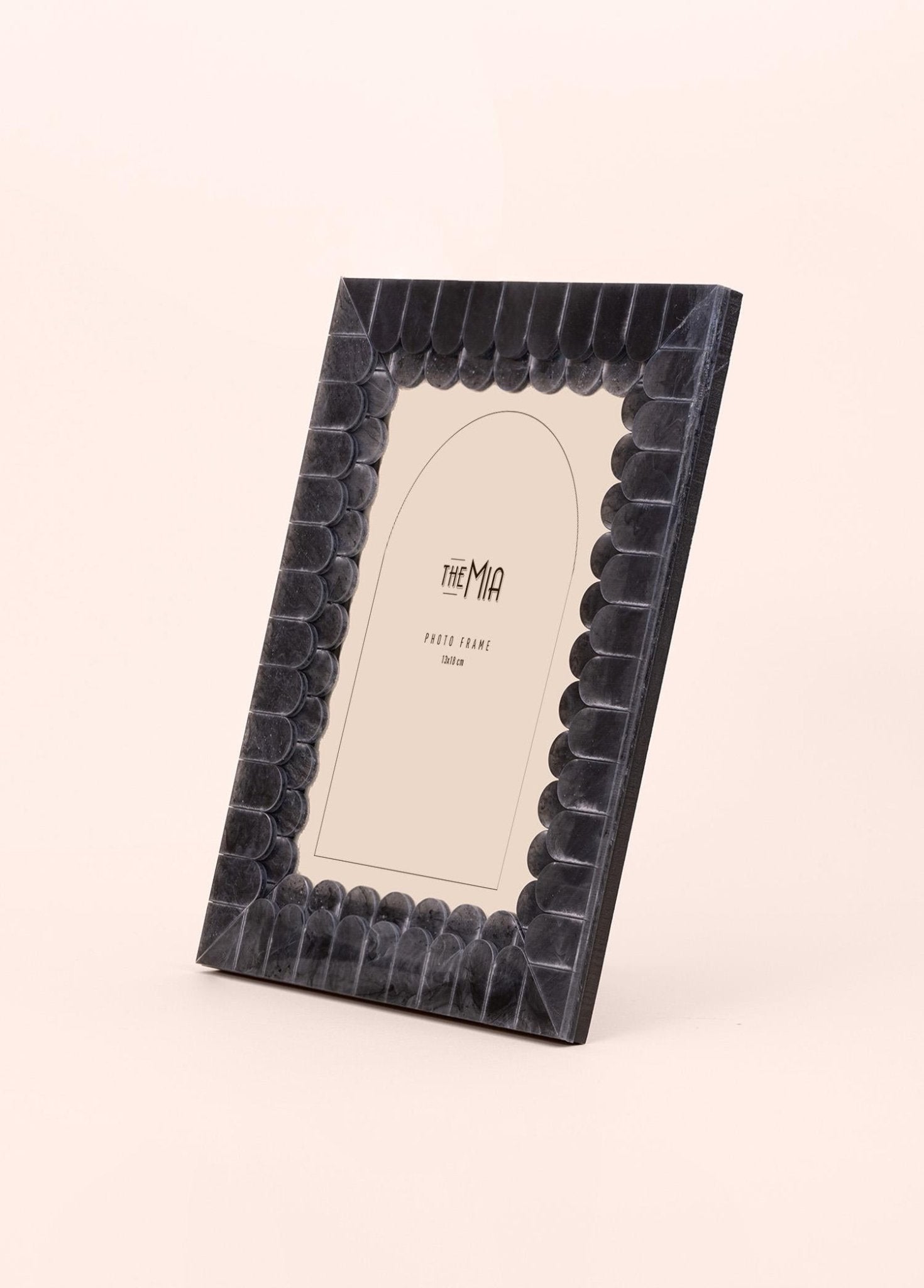 Wavy Photo Frame Black 18x23 cm - Exporgin | Türkiye Comes to You