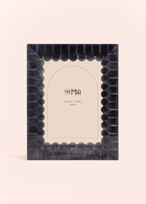 Wavy Photo Frame Black 18x23 cm - Exporgin | Türkiye Comes to You