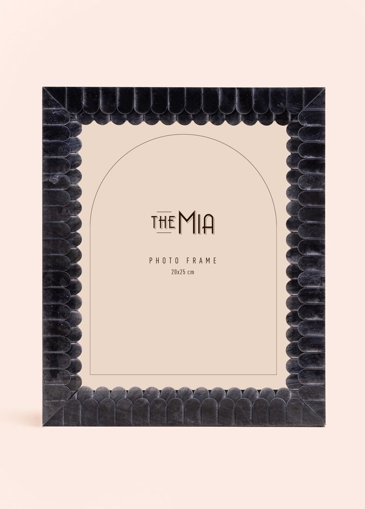 Wavy Photo Frame Black 25x30 cm - Exporgin | Türkiye Comes to You