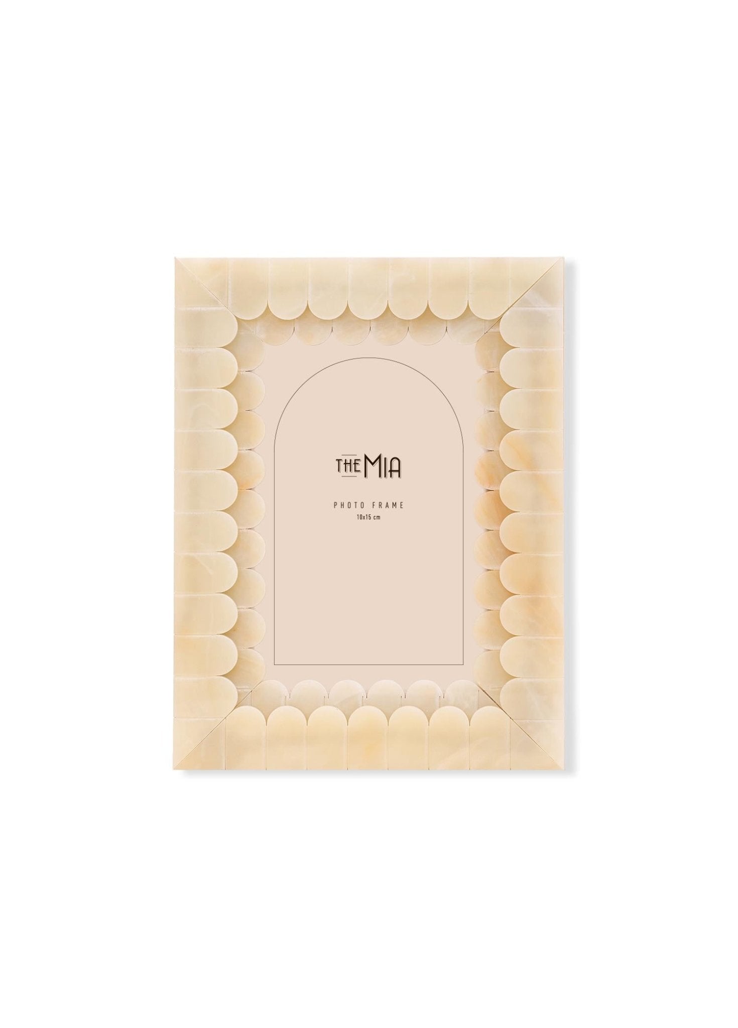 Wavy Photo Frame Yellow 15x20 cm - Exporgin | Türkiye Comes to You