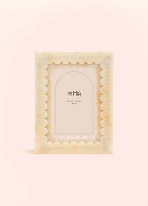 Wavy Photo Frame Yellow 15x20 cm - Exporgin | Türkiye Comes to You