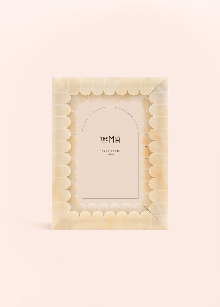 Wavy Photo Frame Yellow 15x20 cm - Exporgin | Türkiye Comes to You