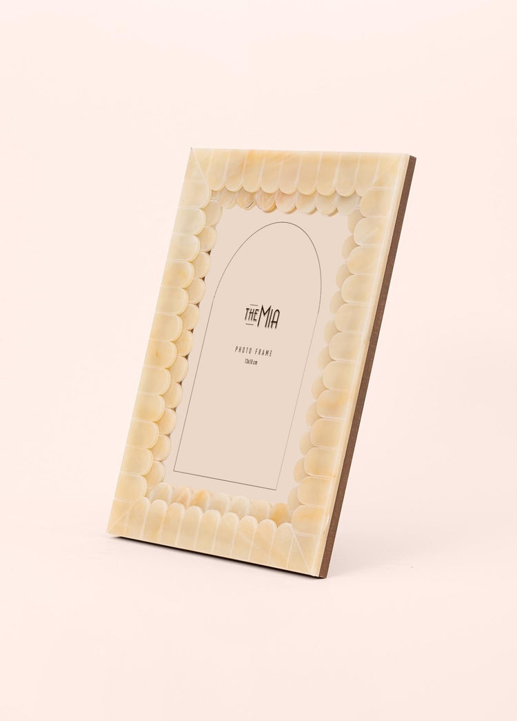 Wavy Photo Frame Yellow 18x23 cm - Exporgin | Türkiye Comes to You