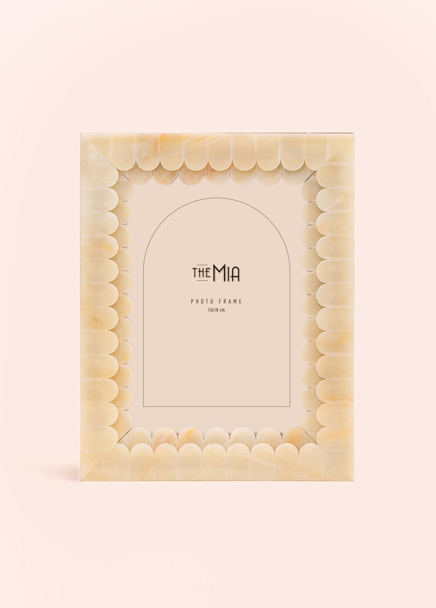 Wavy Photo Frame Yellow 18x23 cm - Exporgin | Türkiye Comes to You