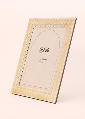 Wavy Photo Frame Yellow 25x30 cm - Exporgin | Türkiye Comes to You