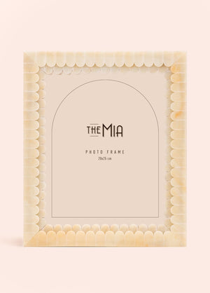 Wavy Photo Frame Yellow 25x30 cm - Exporgin | Türkiye Comes to You