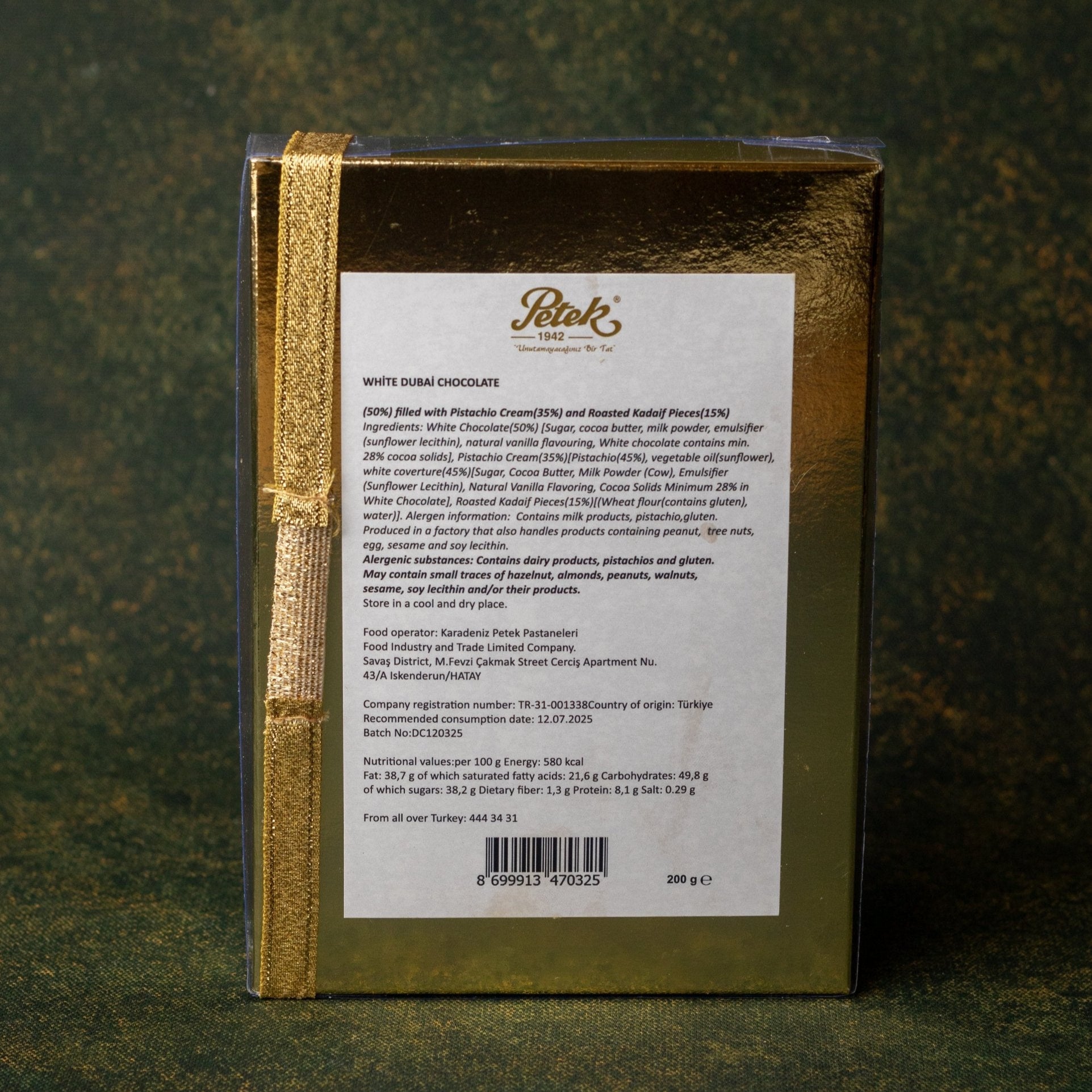 White Dubai Chocolate Bar - A Luxurious Chocolate Experience - Exporgin - Global Shopping Site