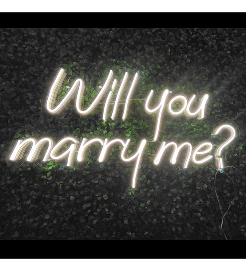 Will You Marry Me? - Led Decorative Wall Lighting Neon Graffiti Magic Led Messages