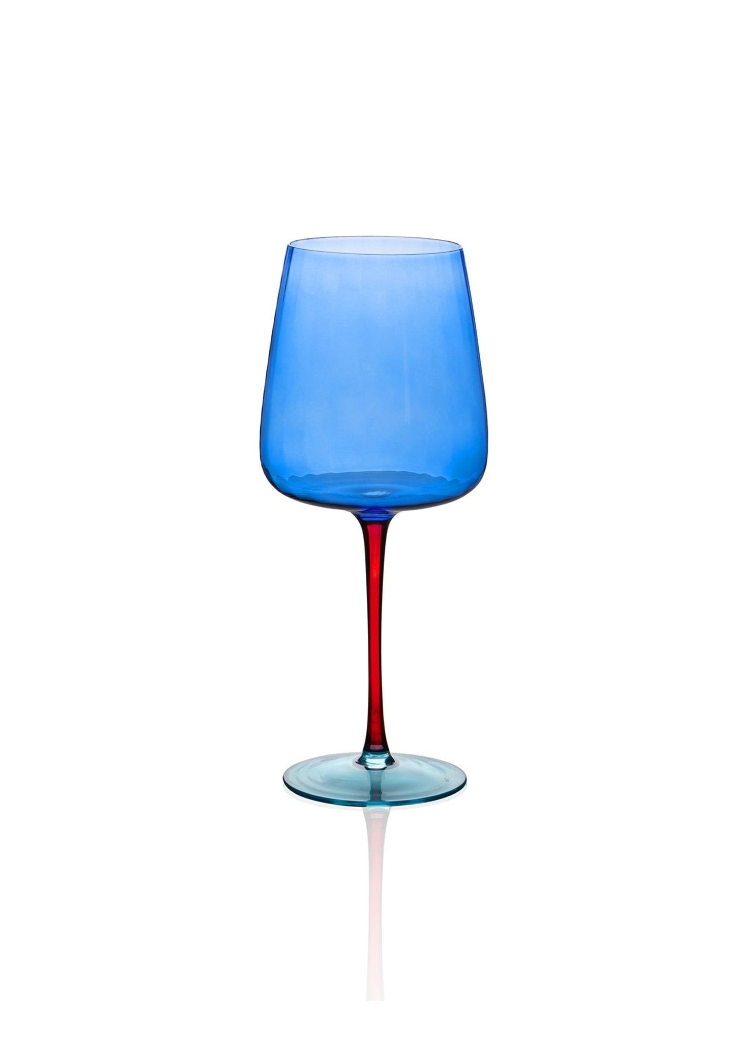 Wine Glass – Blue – Borosilicate & Durable – 500ml (7x11x22 cm) - Exporgin - Global Shopping Site