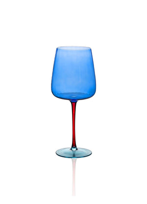 Wine Glass – Blue – Borosilicate & Durable – 500ml (7x11x22 cm) - Exporgin - Global Shopping Site