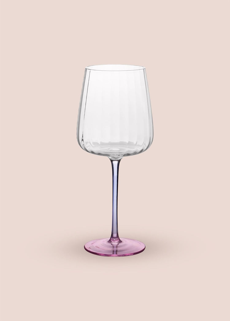 Wine Glass Blue Pink 600 ml - Exporgin | Türkiye Comes to You