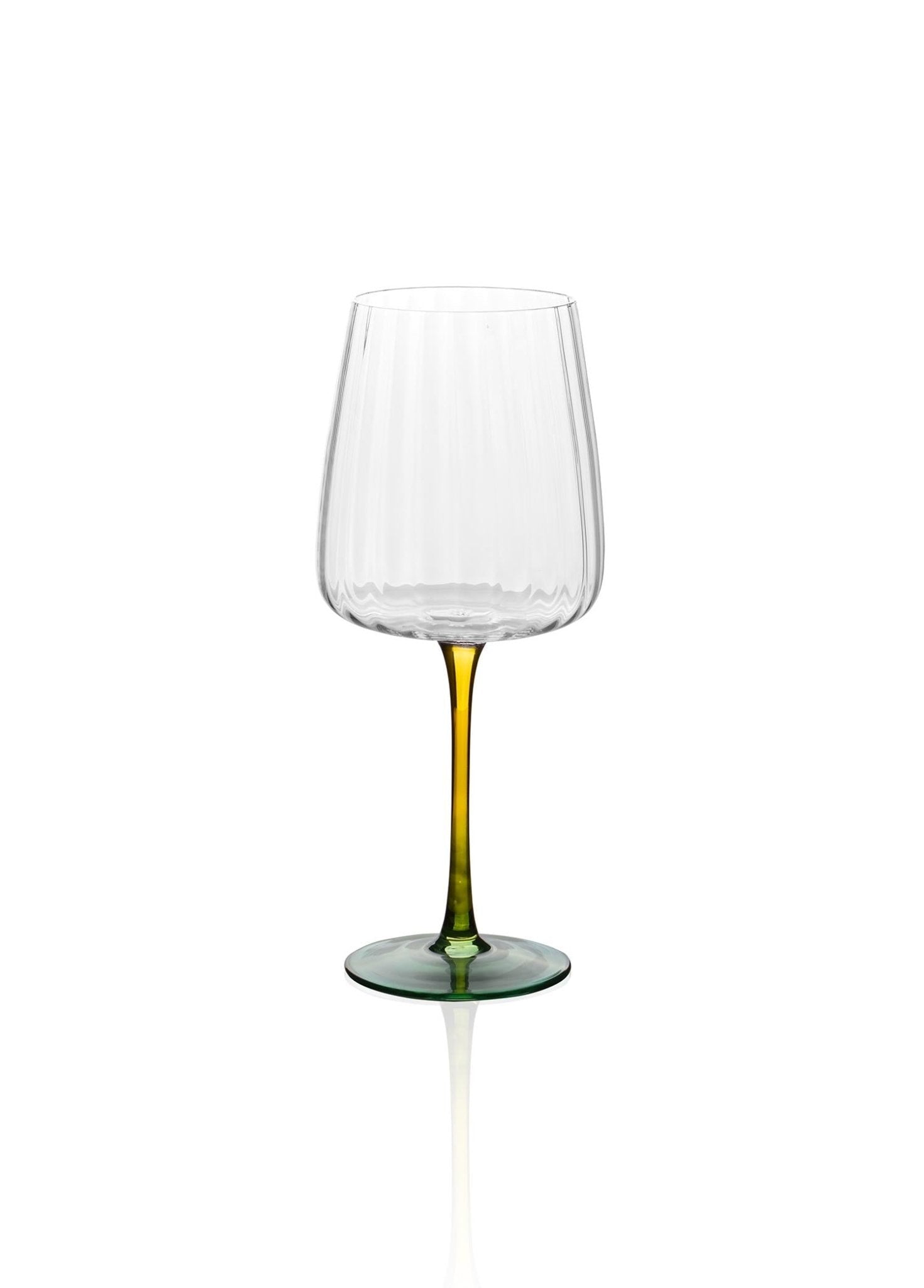 Wine Glass Yellow Green 500 ml - Exporgin | Türkiye Comes to You