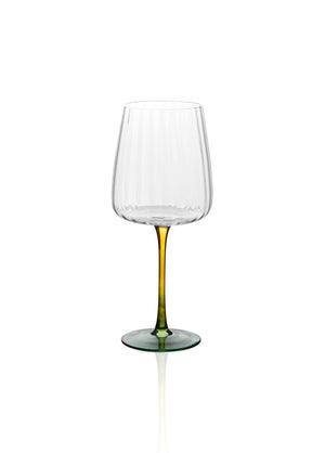 Wine Glass Yellow Green 500 ml - Exporgin | Türkiye Comes to You