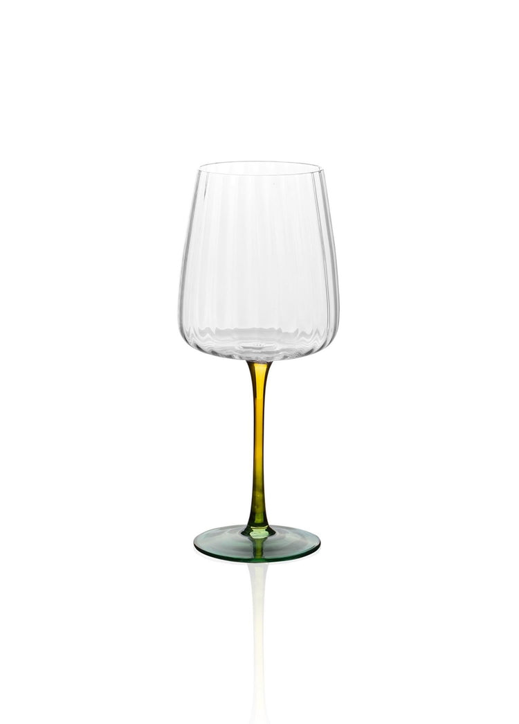 Wine Glass Yellow Green 500 ml - Exporgin | Türkiye Comes to You