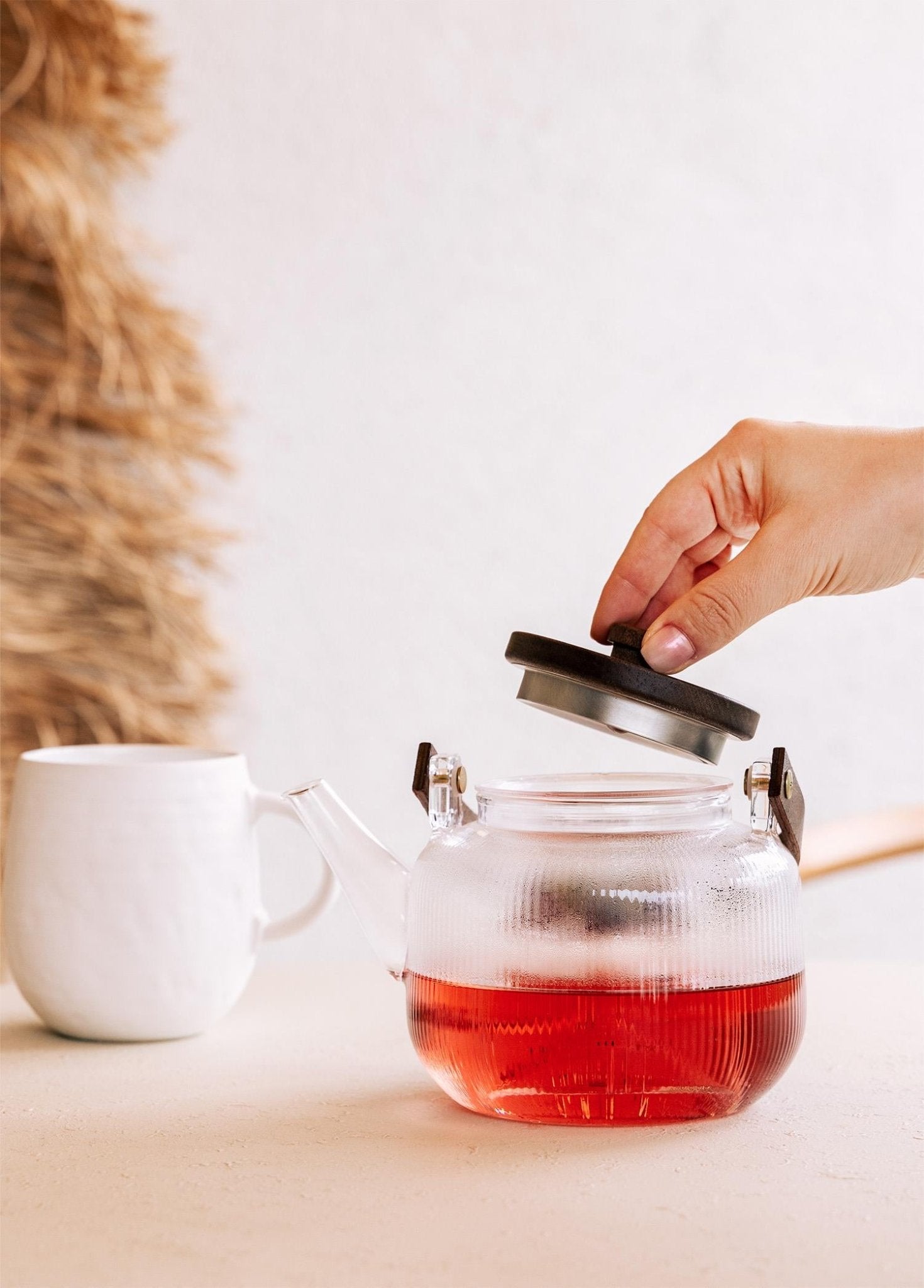 Wooden Glass Teapot 650 Cc SSE0037 - Exporgin | Türkiye Comes to You