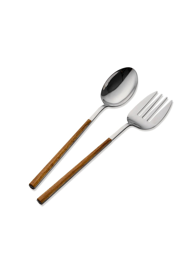 Wooden Salad Serving Set 2 Pieces - Exporgin | Türkiye Comes to You