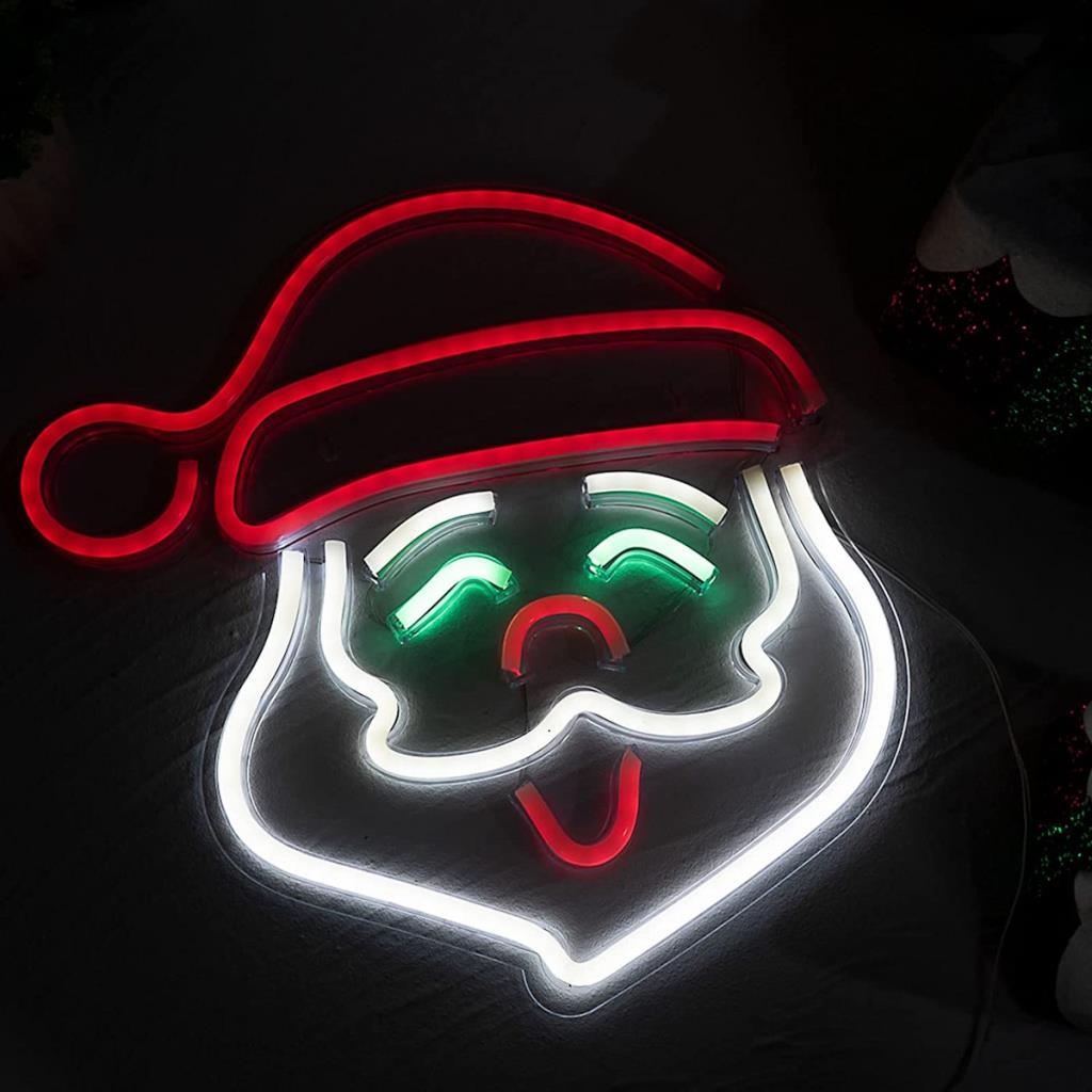 Ornamento di Natale Babbo Natale Neon Segno Neon Lettering DECORENATIVE LIGHTING