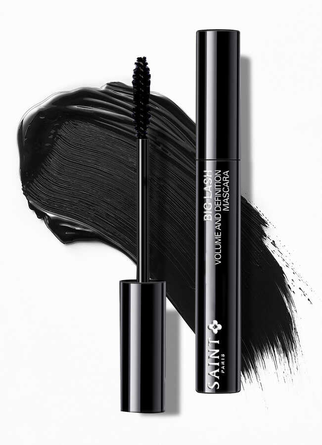 Prestigio de lujo Saint Paris Big Lath Volumizante Mascara intensa - desata el drama en tus ojos